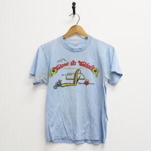 Vintage Women On Wheels Motorcycle 1988 T Shirt Small